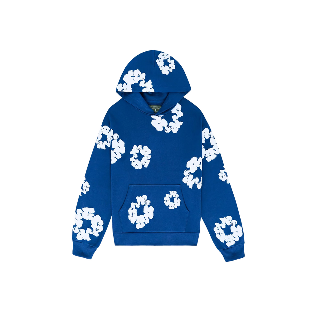 Denim Tears The Cotton Wreath Hoodie Royal Blue (FW23)