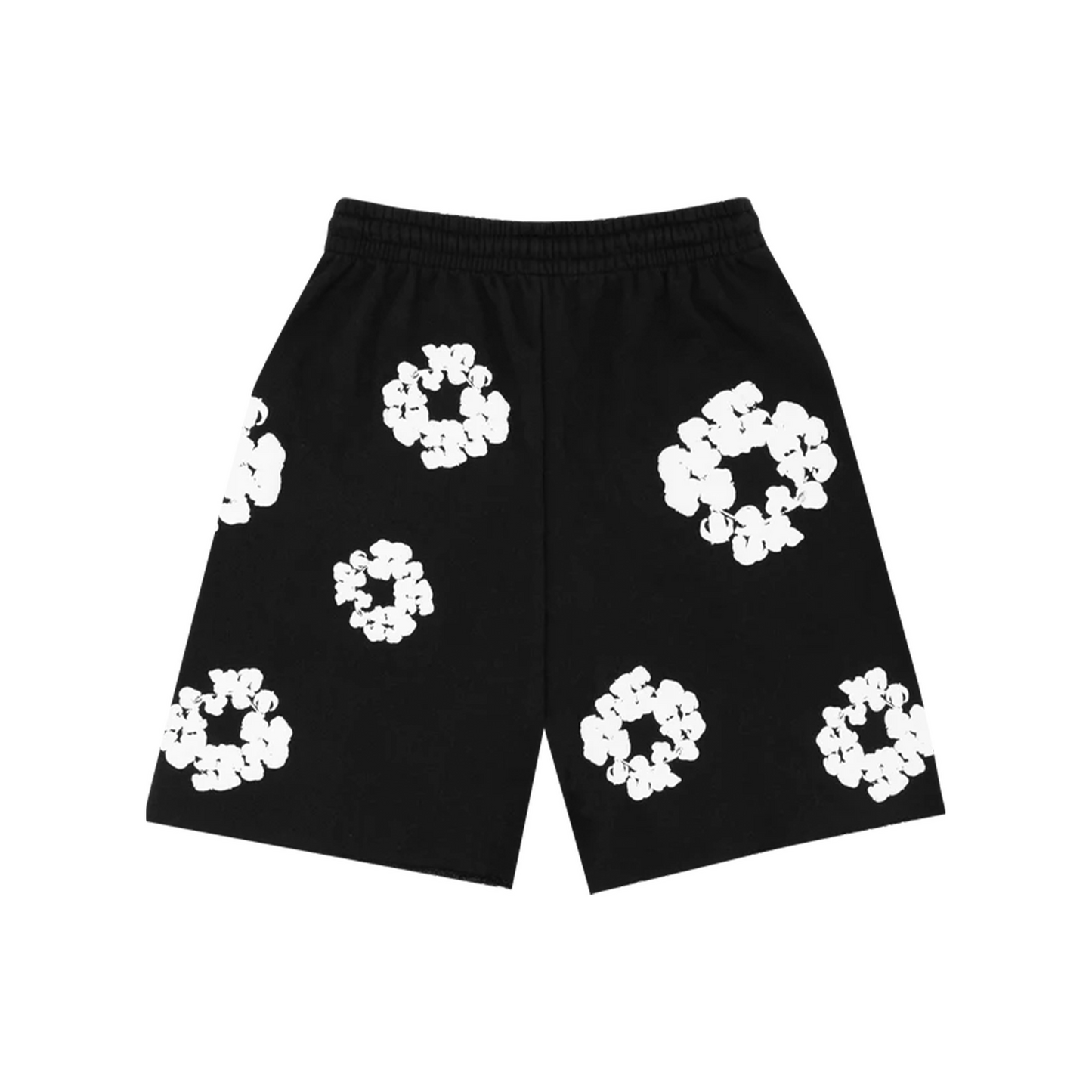 Denim Tears The Cotton Wreath Shorts Black (FW23)