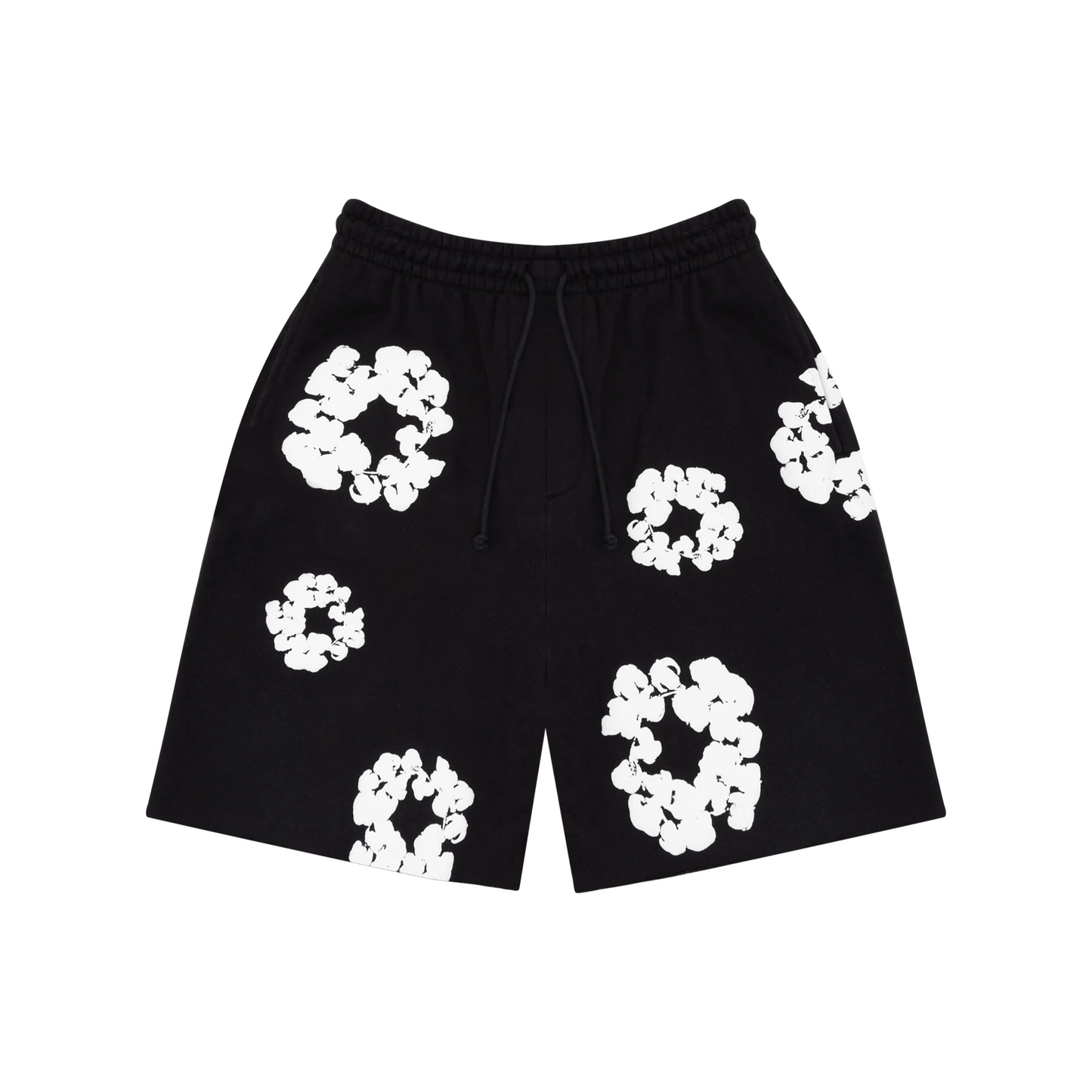 Denim Tears The Cotton Wreath Shorts Black (FW23)