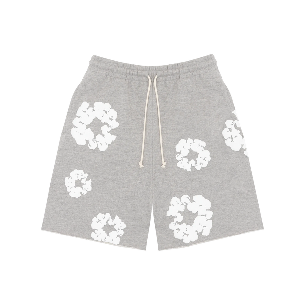 Denim Tears The Cotton Wreath Shorts Grey (FW23)