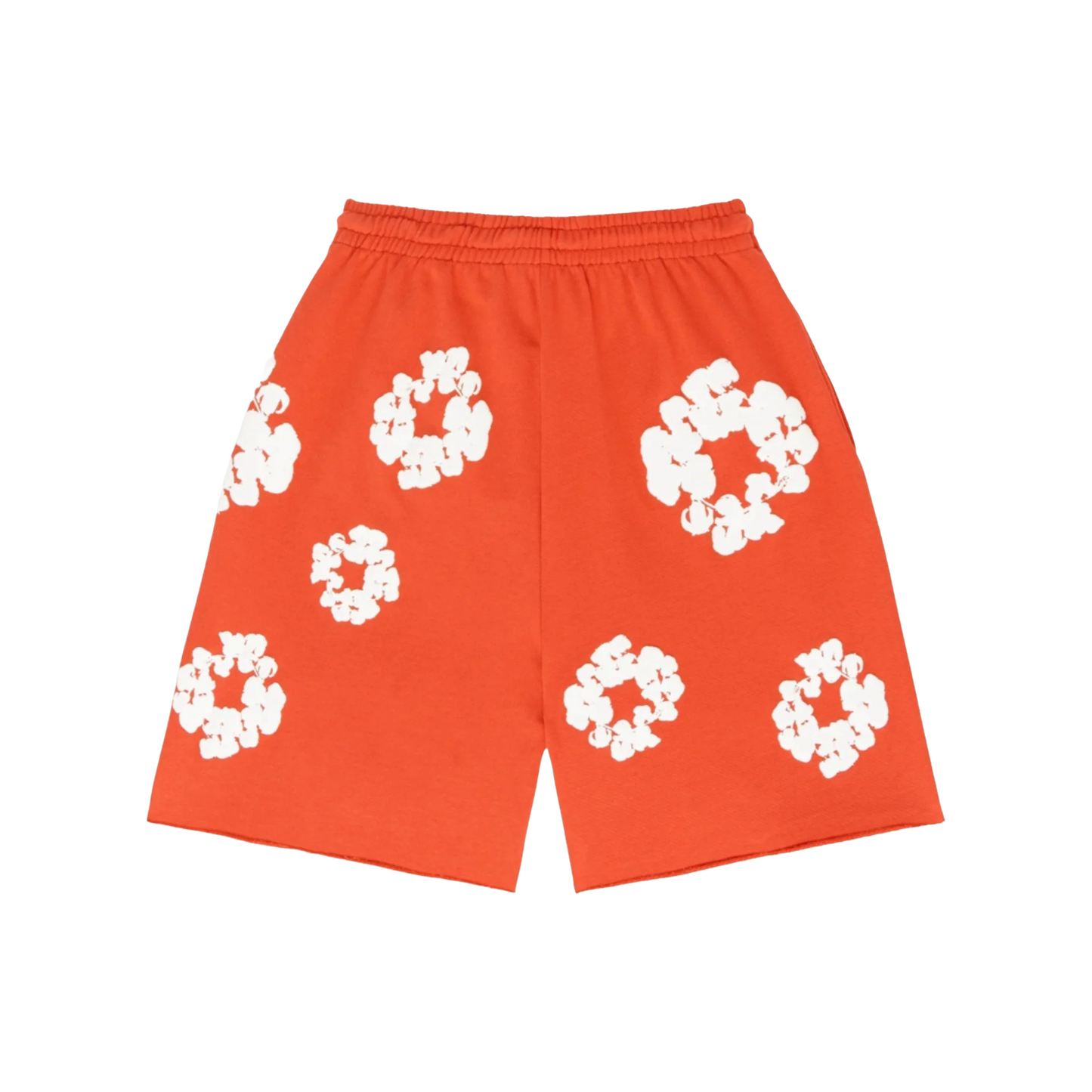 Denim Tears The Cotton Wreath Shorts Orange (FW23)