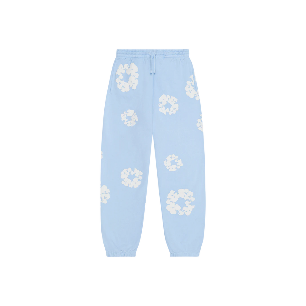 Denim Tears The Cotton Wreath Sweatpants Powder Blue (FW24)