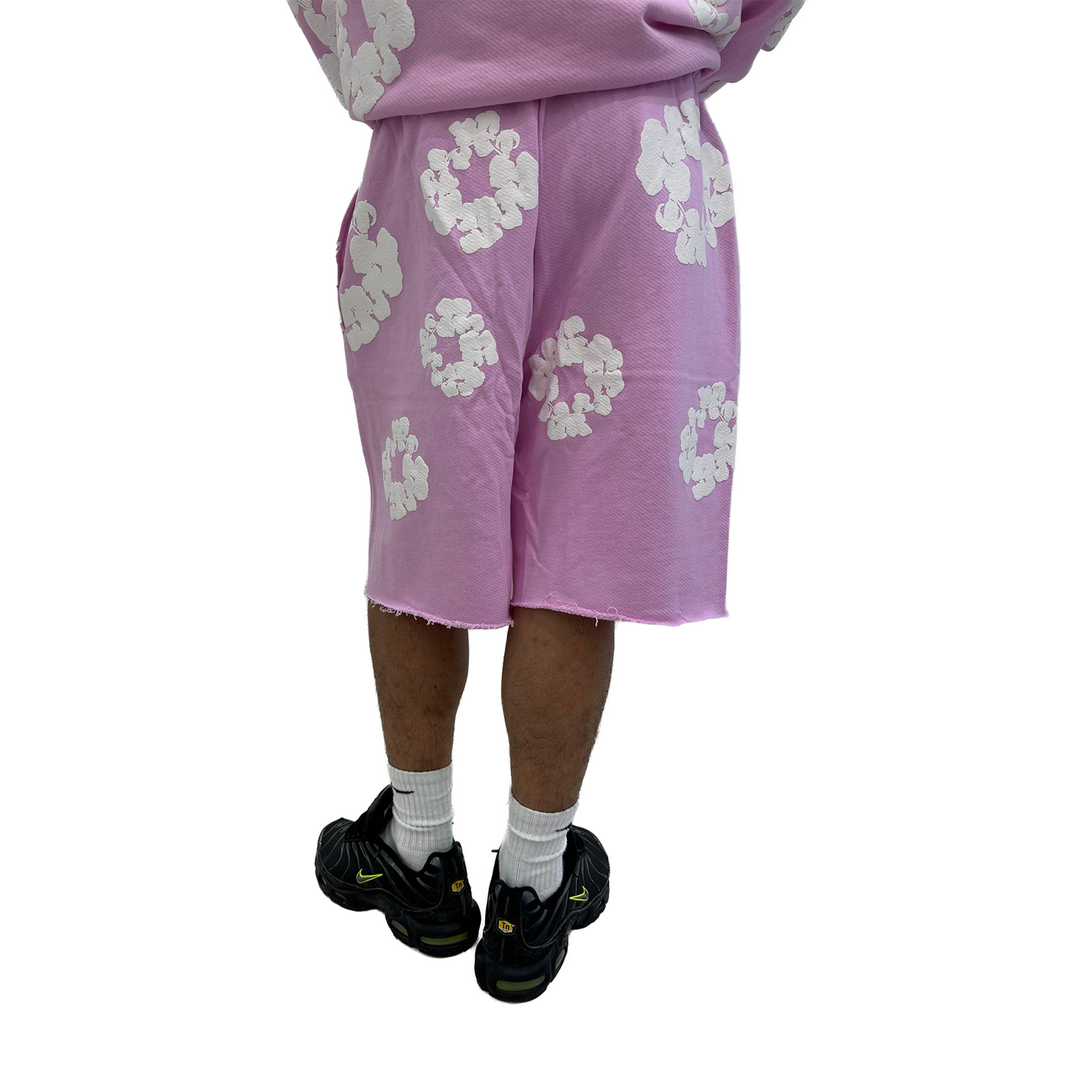 Denim Tears The Cotton Wreath Shorts Powder Pink (FW24)