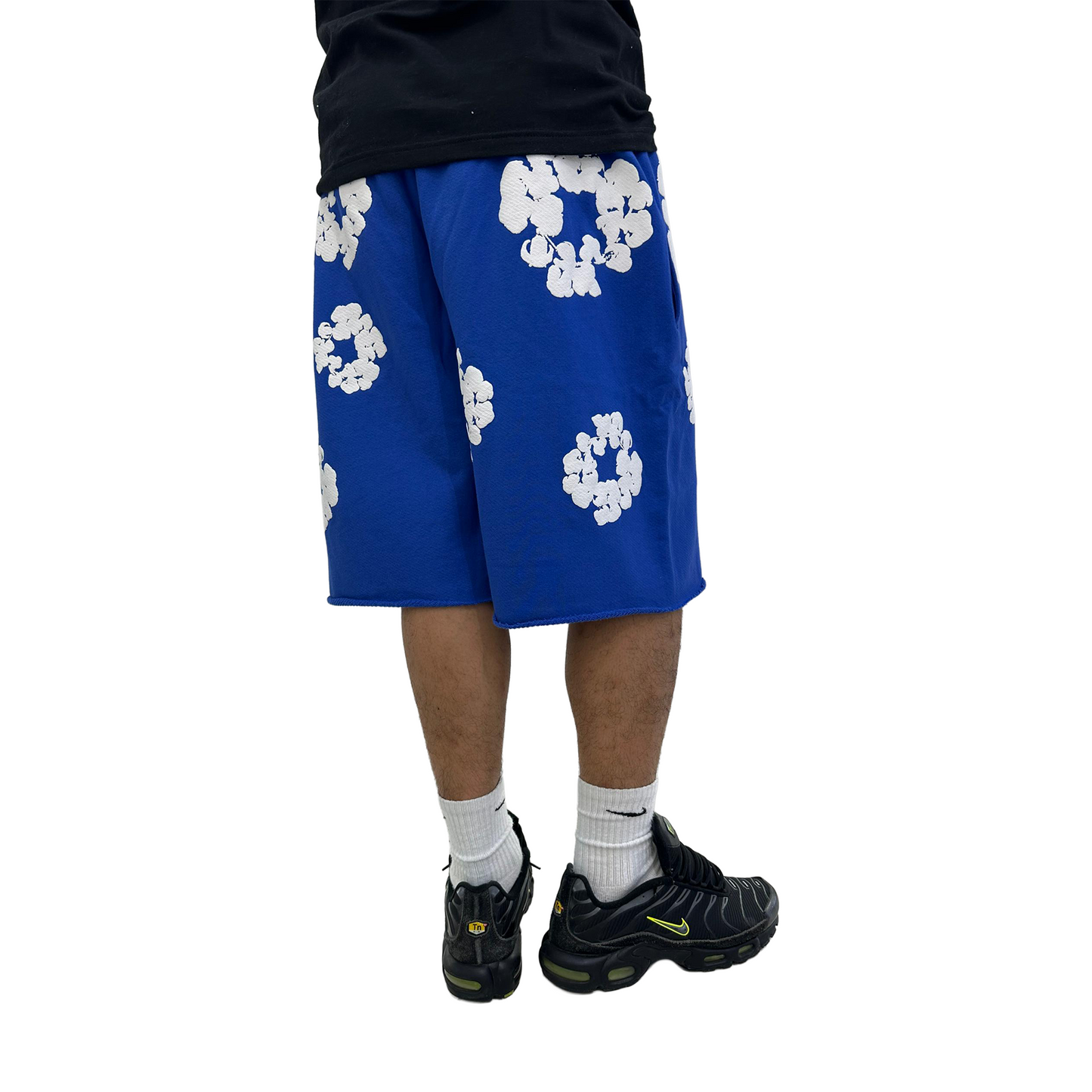 Denim Tears The Cotton Wreath Shorts Royal Blue (FW23)
