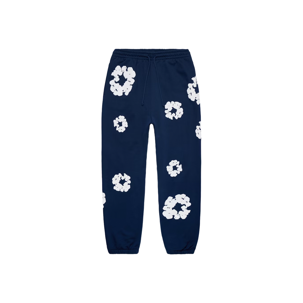 Denim Tears The Cotton Wreath Sweatpants Navy (FW23)