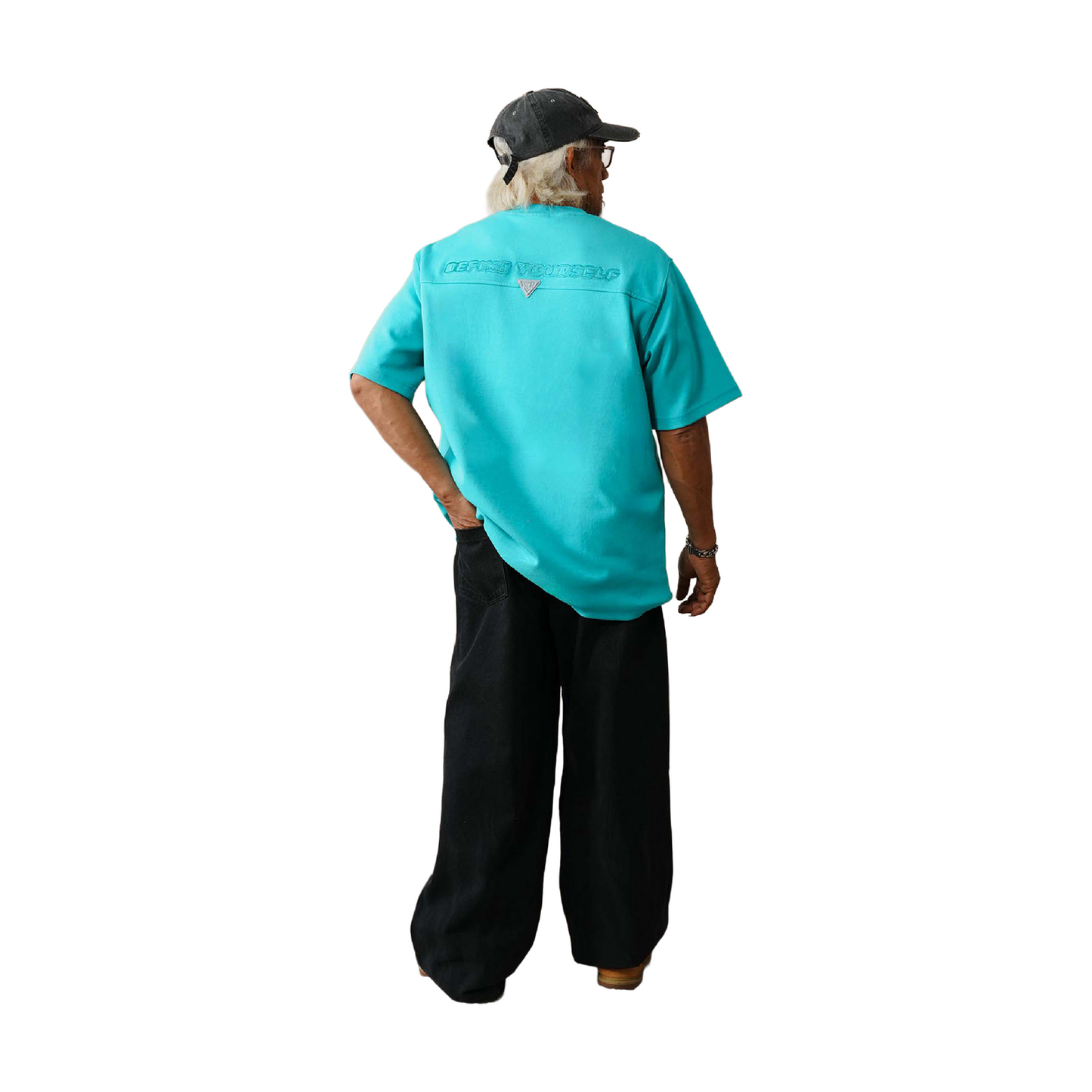EGLAF Basic Define Yourself Tee Turquoise (SS25)
