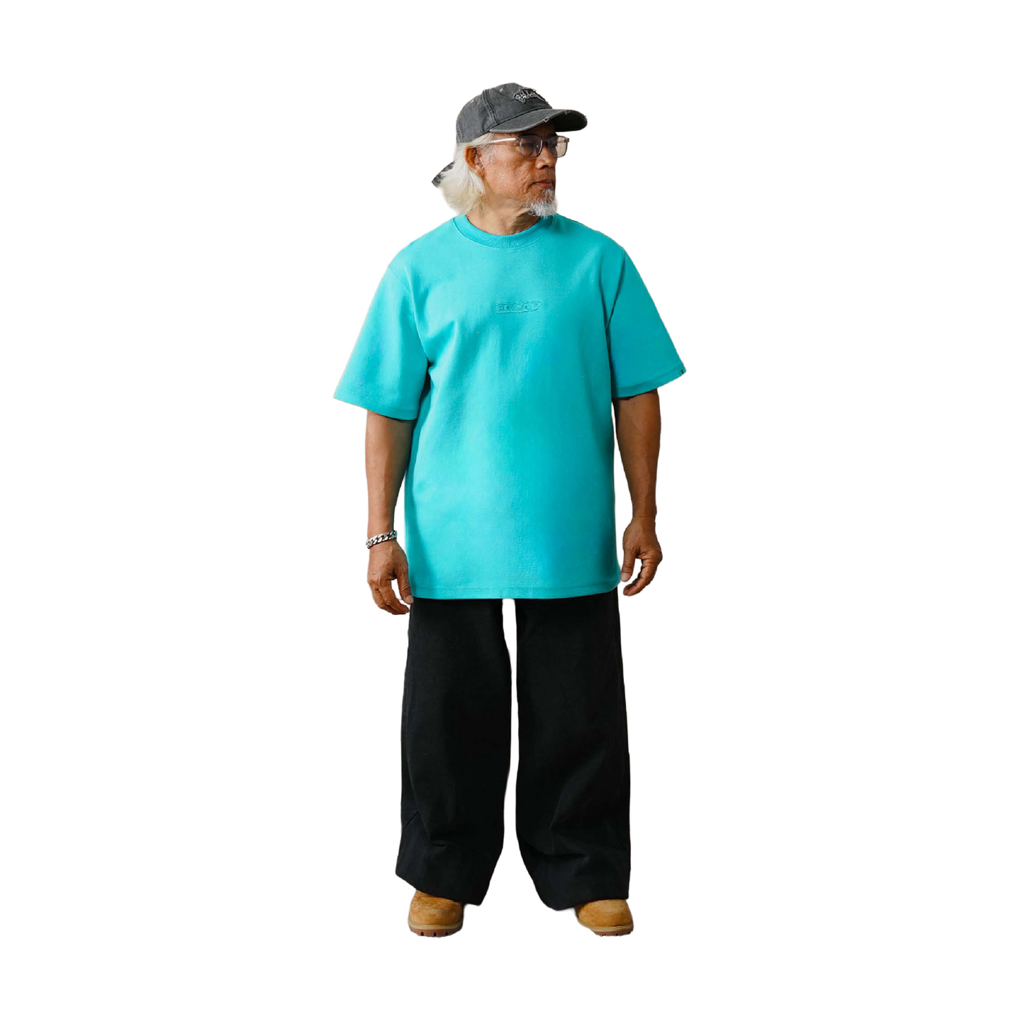 EGLAF Basic Define Yourself Tee Turquoise (SS25)