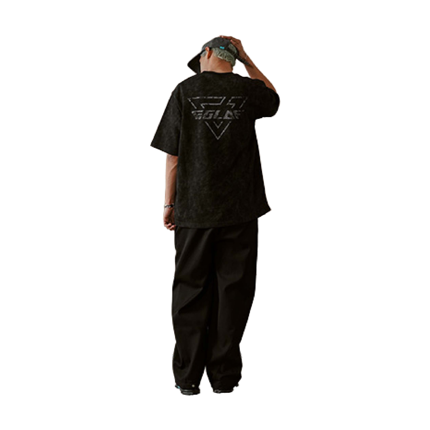 EGLAF Basic Smudge Tee Black (SS25)