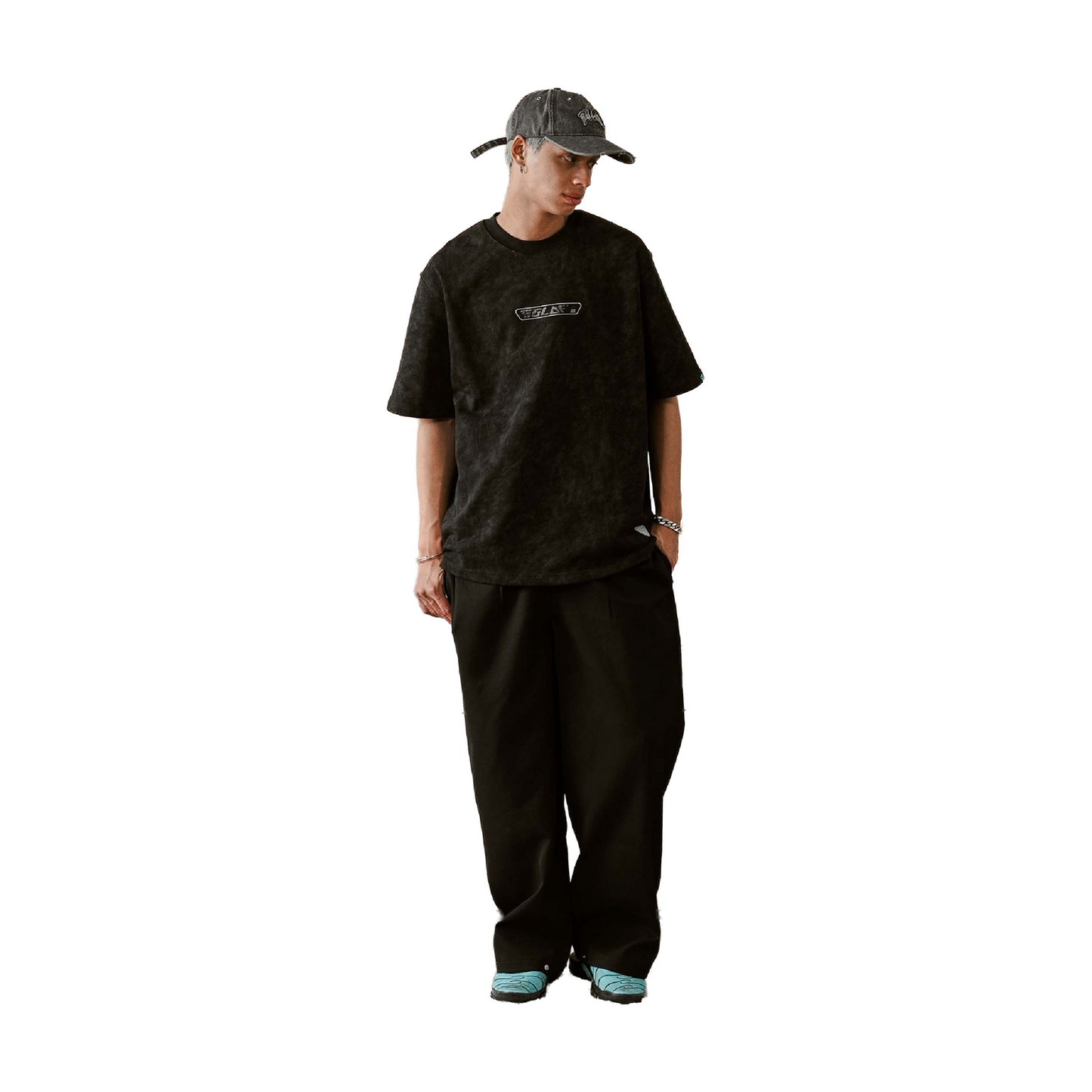 EGLAF Basic Smudge Tee Black (SS25)