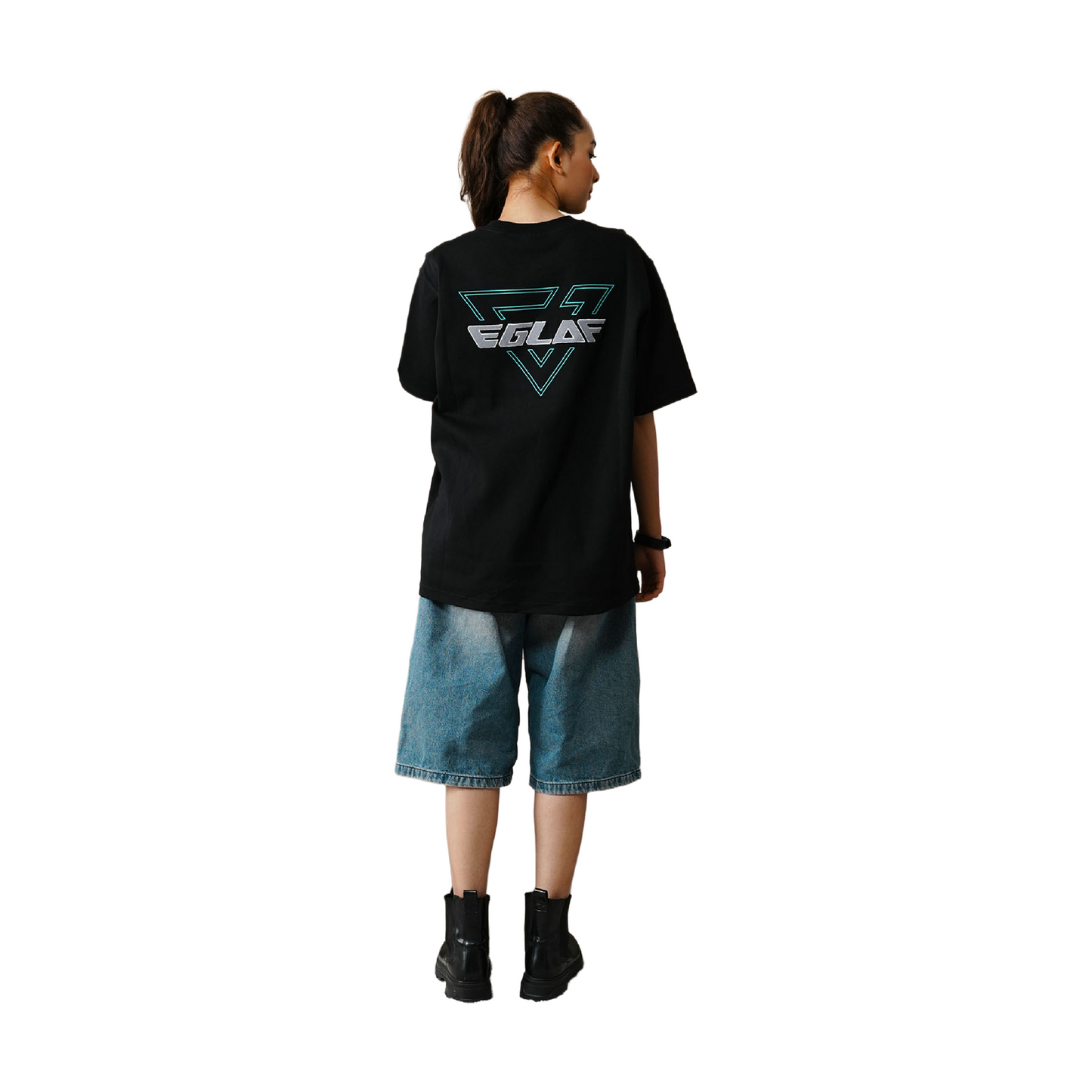 EGLAF Basic Triangle Logo Tee Black (SS25)