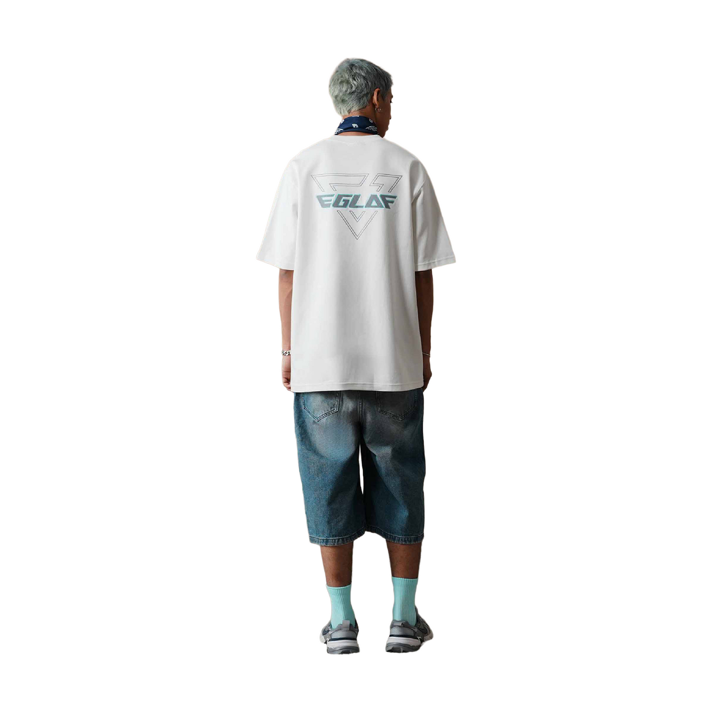 EGLAF Basic Triangle Logo Tee White (SS25)