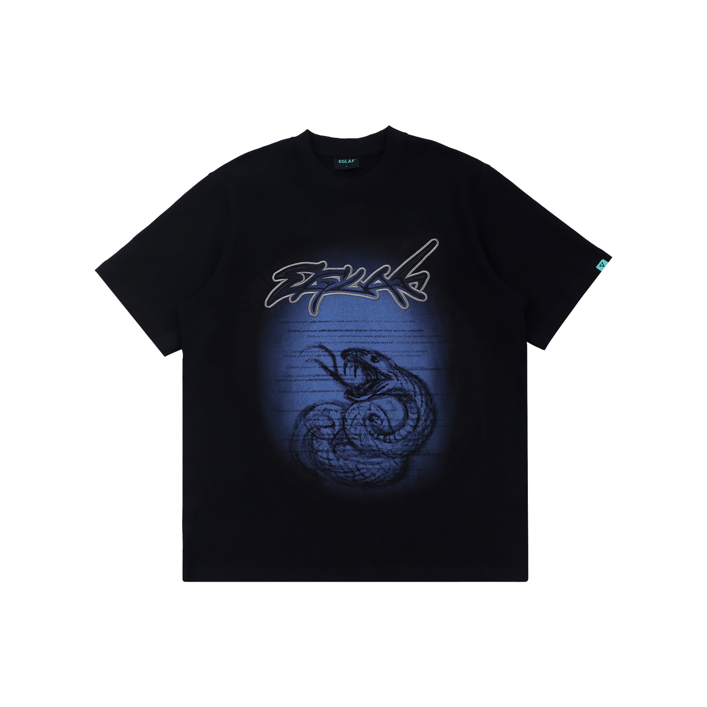 EGLAF Fearless Serpent Tee Black (SS25)