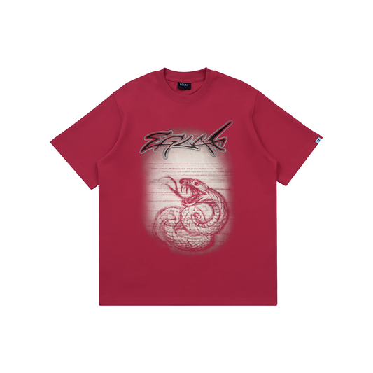 EGLAF Fearless Serpent Tee Red (SS25)