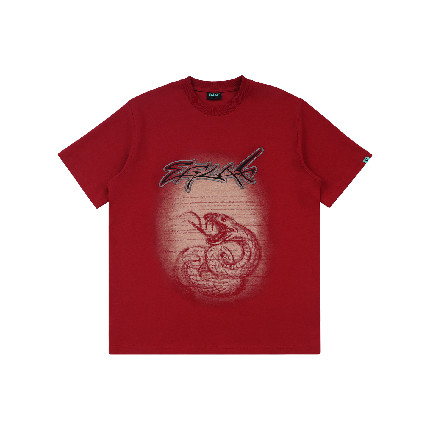 EGLAF Fearless Serpent Tee Red (SS25)