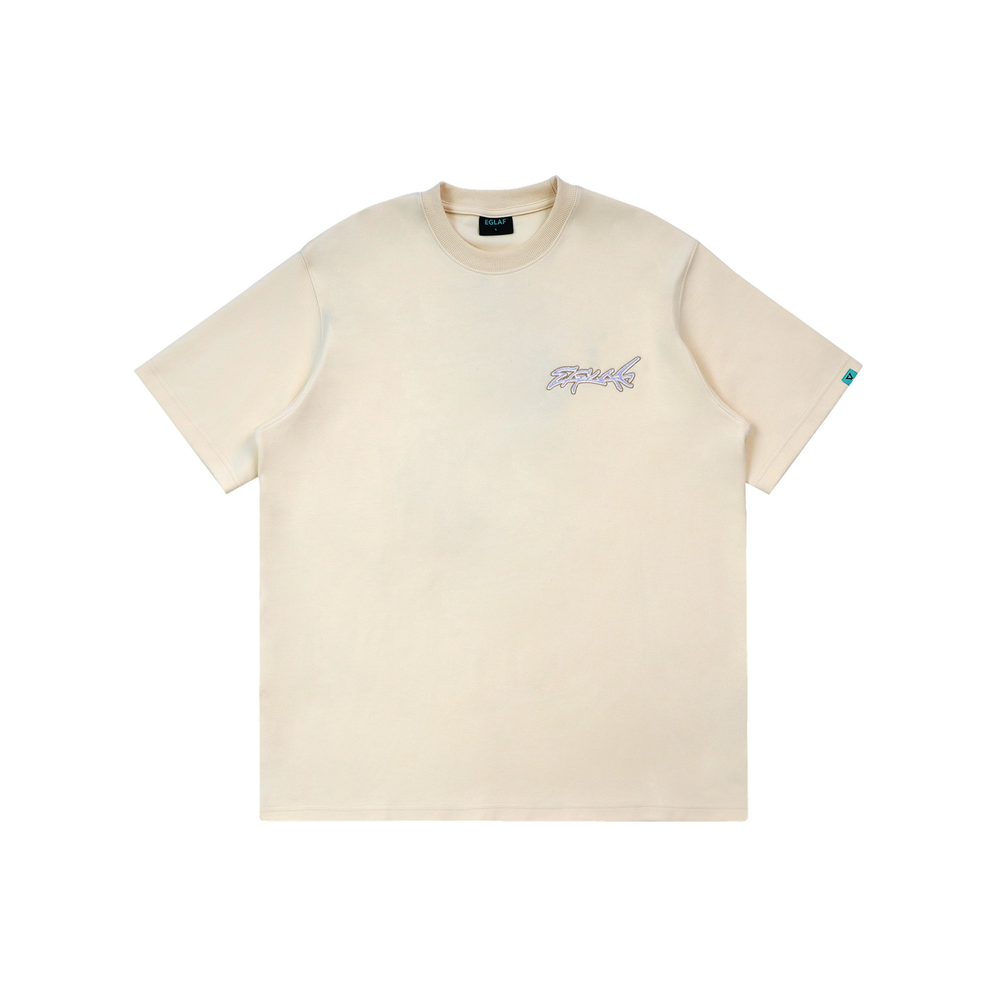 EGLAF Flaming Serpent Logo Tee Cream White (SS25)