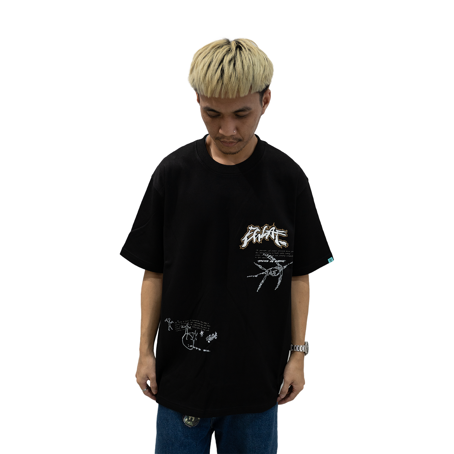 EGLAF Fragments Journal Tee Black (FW24)