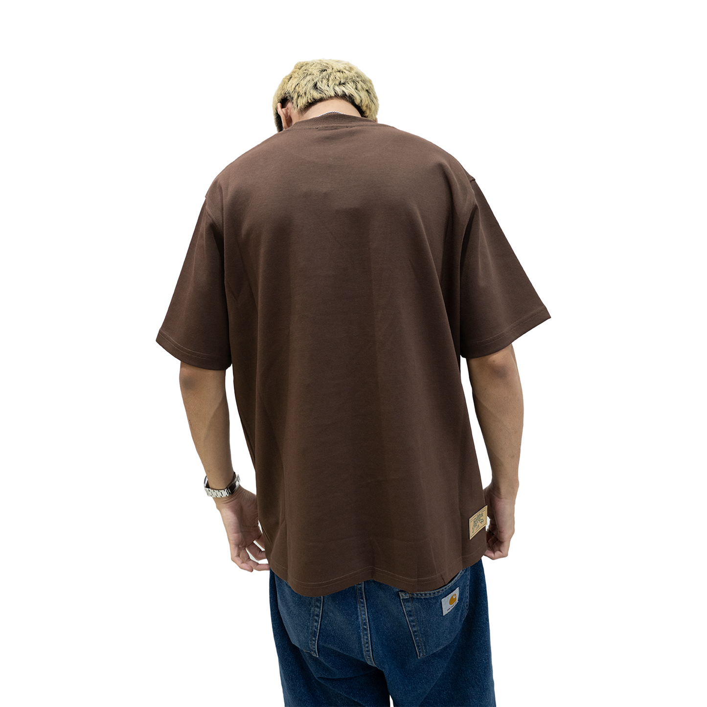 EGLAF Fragments Mixed Typo Tee Brown (FW24)