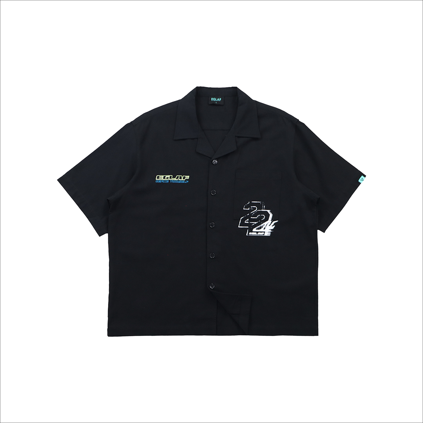 EGLAF MV Boxy Shirt Black (FW25)