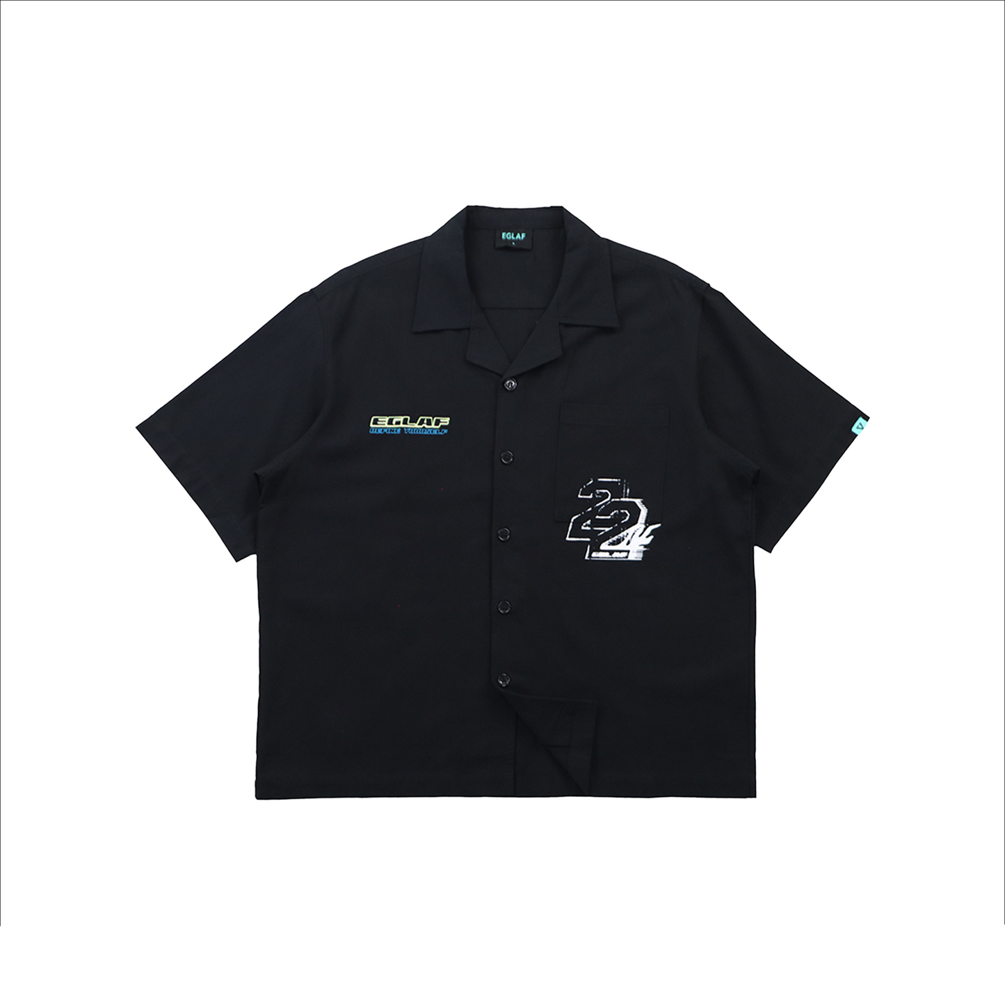 EGLAF MV Boxy Shirt Black (FW25)