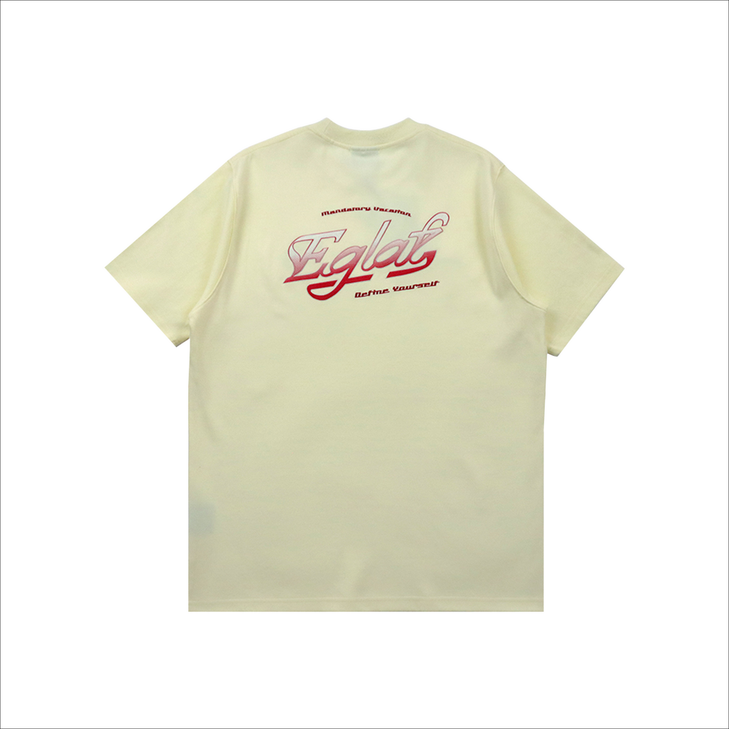 EGLAF MV Gradient Logo Tee Yellow (FW25)