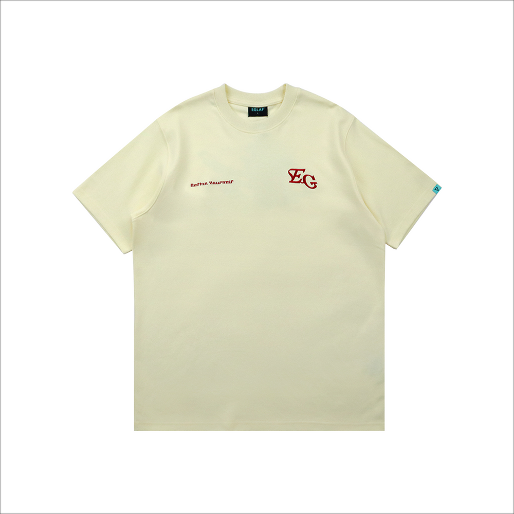 EGLAF MV Gradient Logo Tee Yellow (FW25)