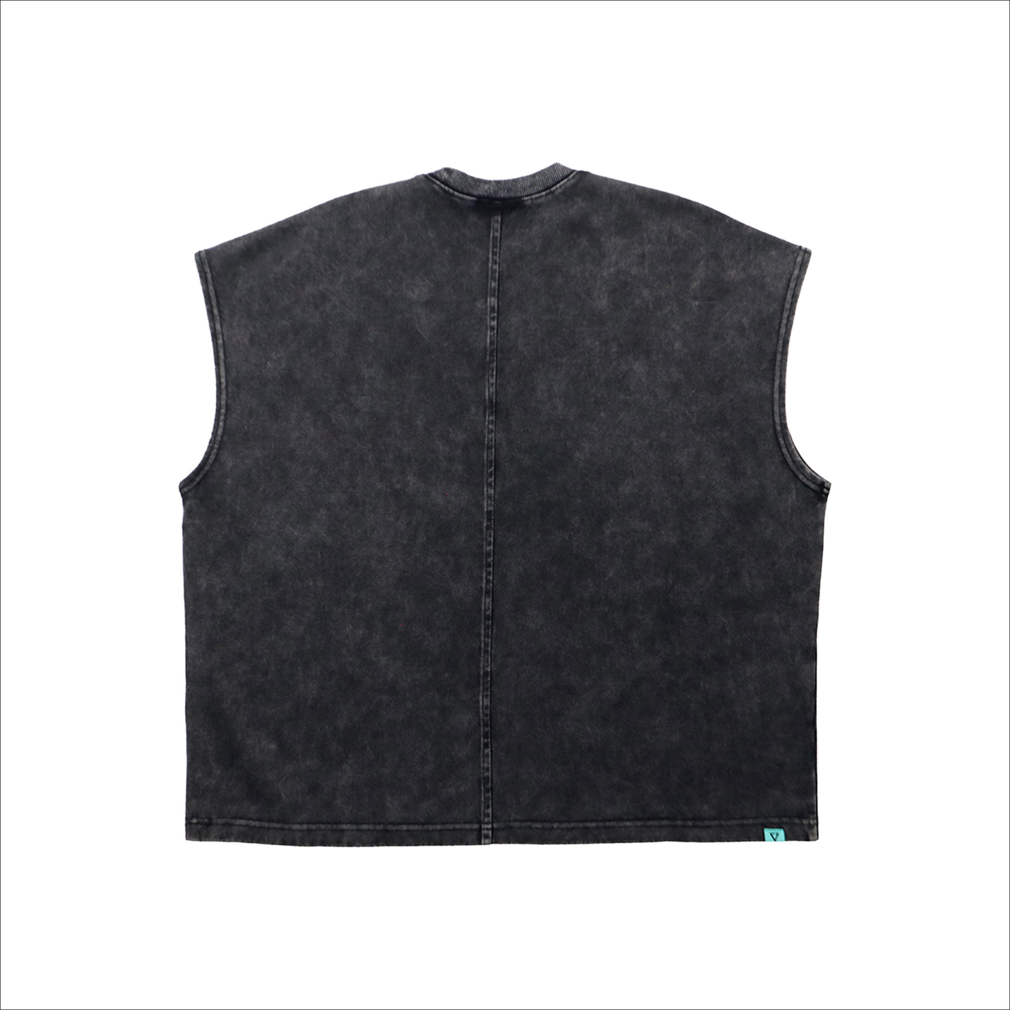 EGLAF MV Washed Sleeveless Top Black (FW25)