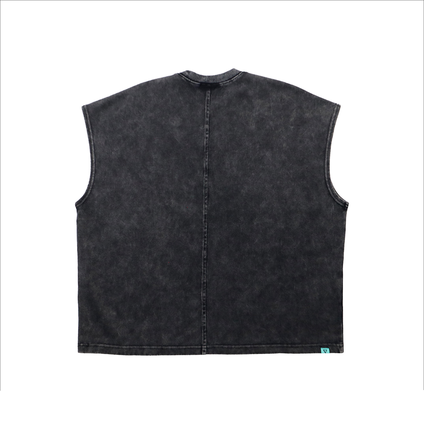 EGLAF MV Washed Sleeveless Top Black (FW25)