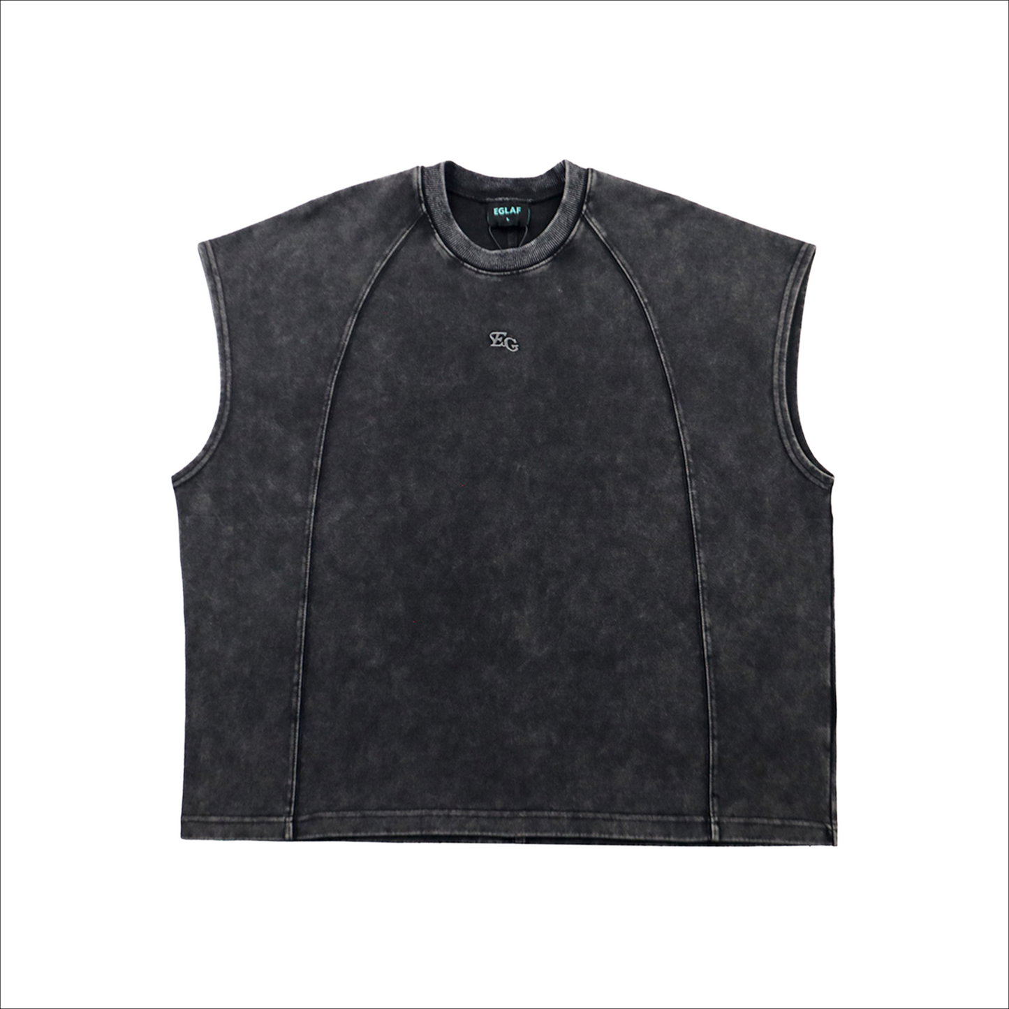 EGLAF MV Washed Sleeveless Top Black (FW25)