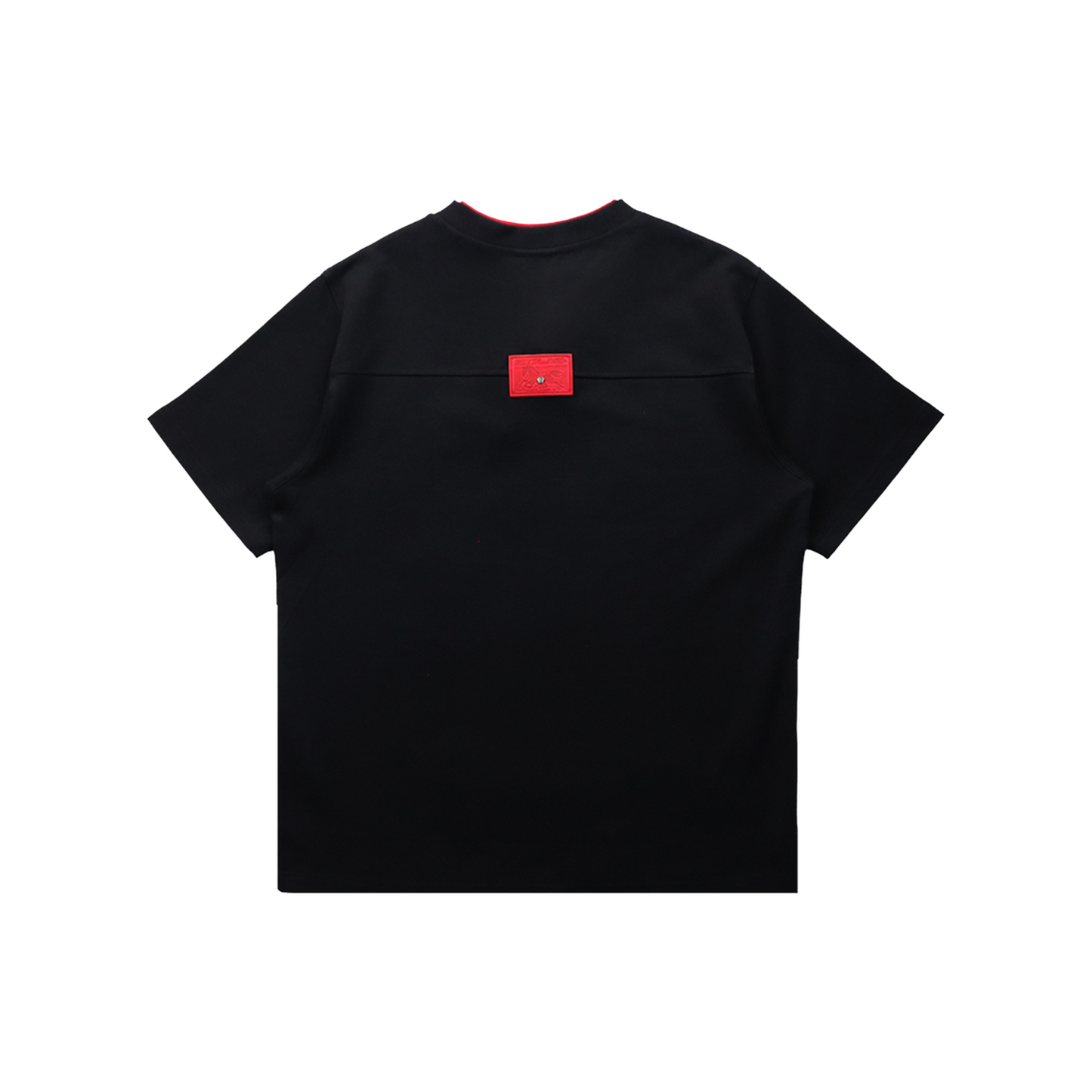EGLAF RU Chest Embroidery Logo Tee Black (SS26)