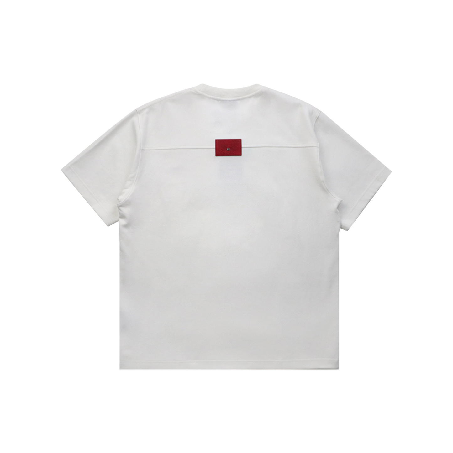 EGLAF RU Chest Embroidery Logo Tee White (SS26)