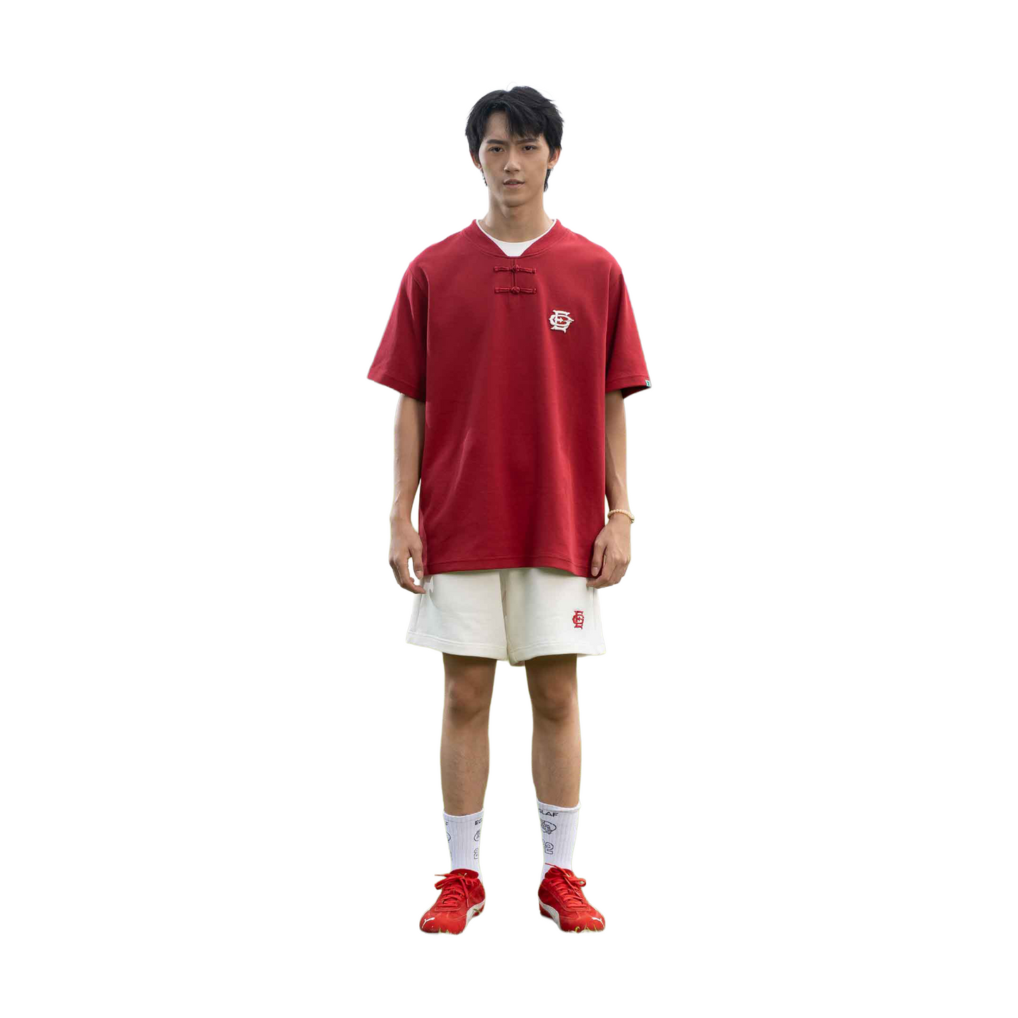EGLAF RU Chinese Knot Tee Red (SS26)