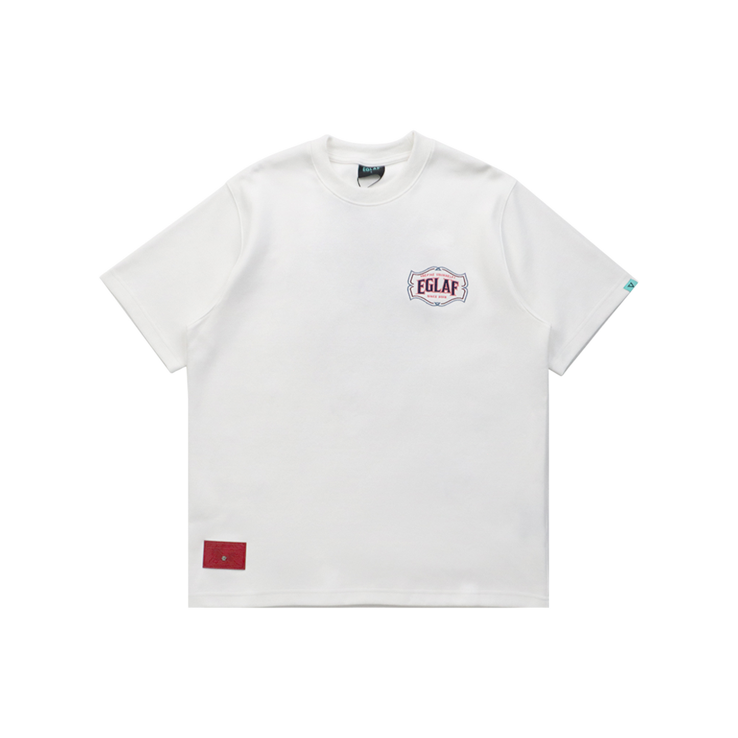 EGLAF RU Embroidery Stallion Tee White (SS26)