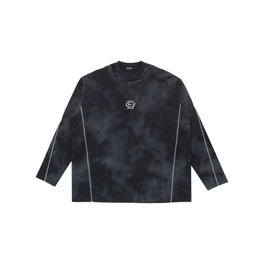 EGLAF Sculpta EG Marbre Long Sleeve Tee Black (SS25)