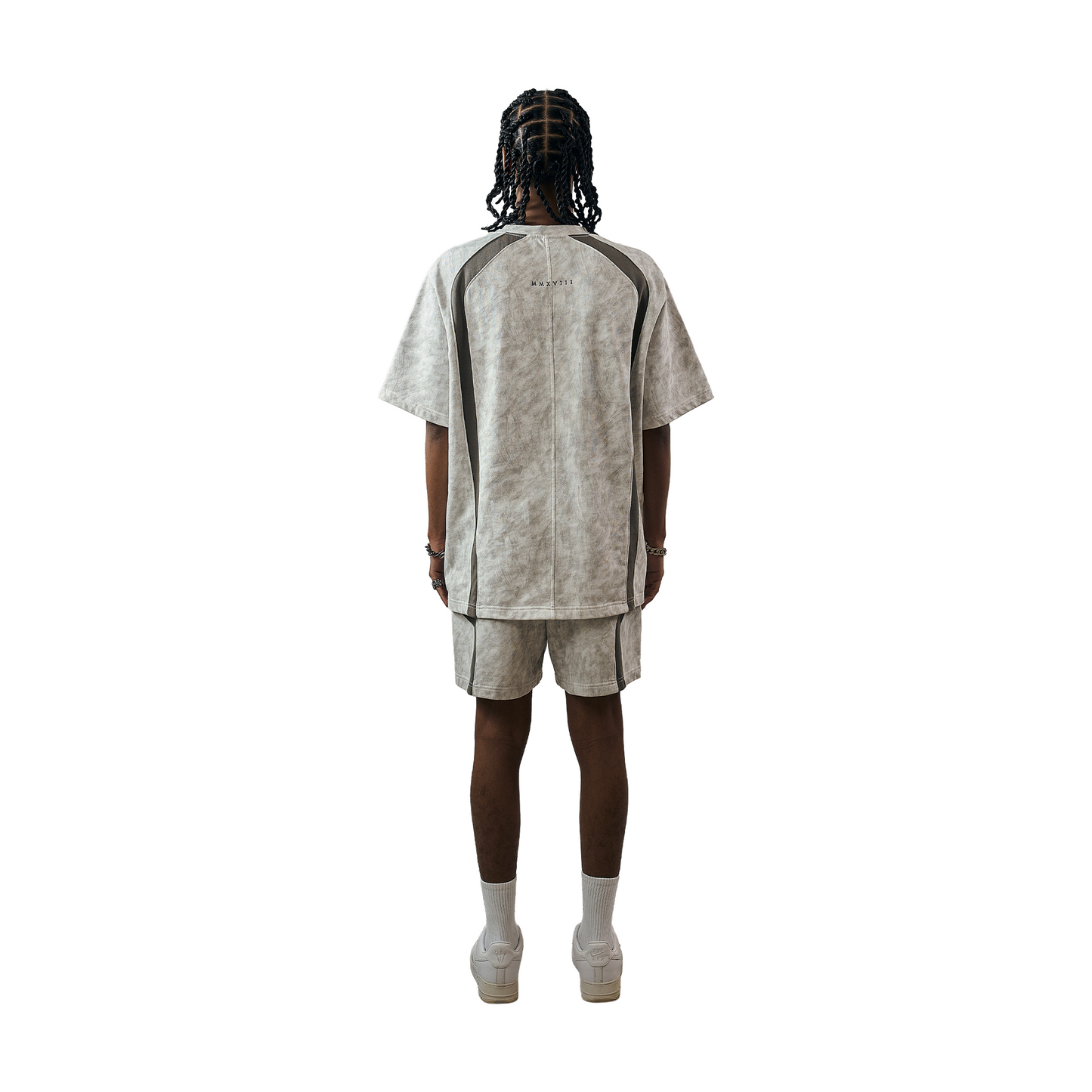 EGLAF Sculpta EG Marbre Casual Shorts Grey (SS25)