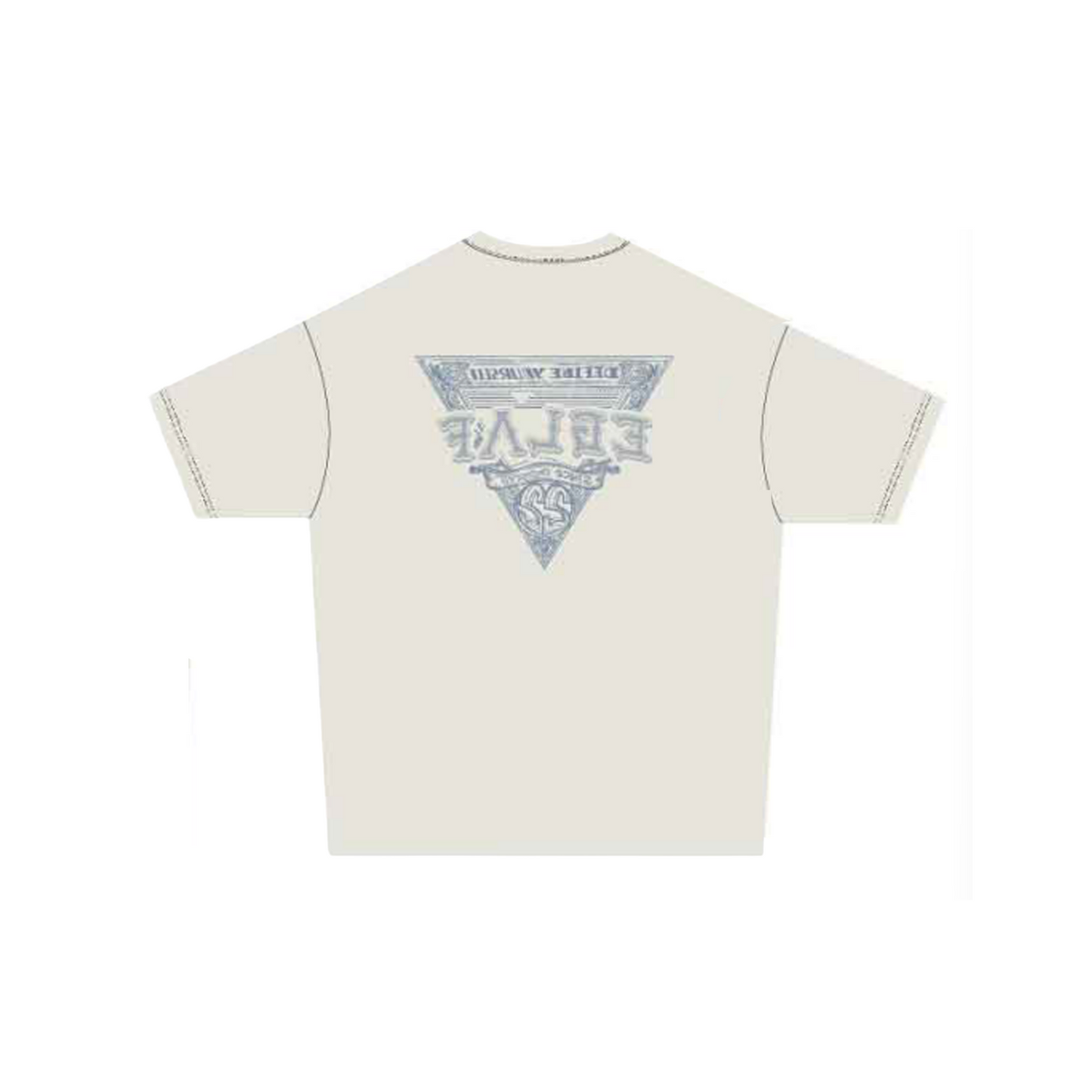 EGLAF Sculpta Emblem Tee Cream White (SS25)