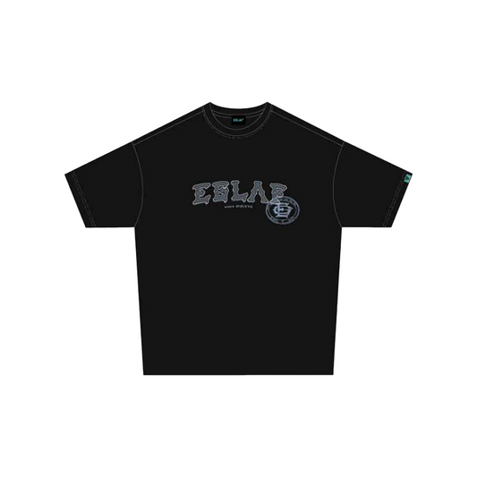 EGLAF Sculpta Engraved Logo Tee Black (SS25)