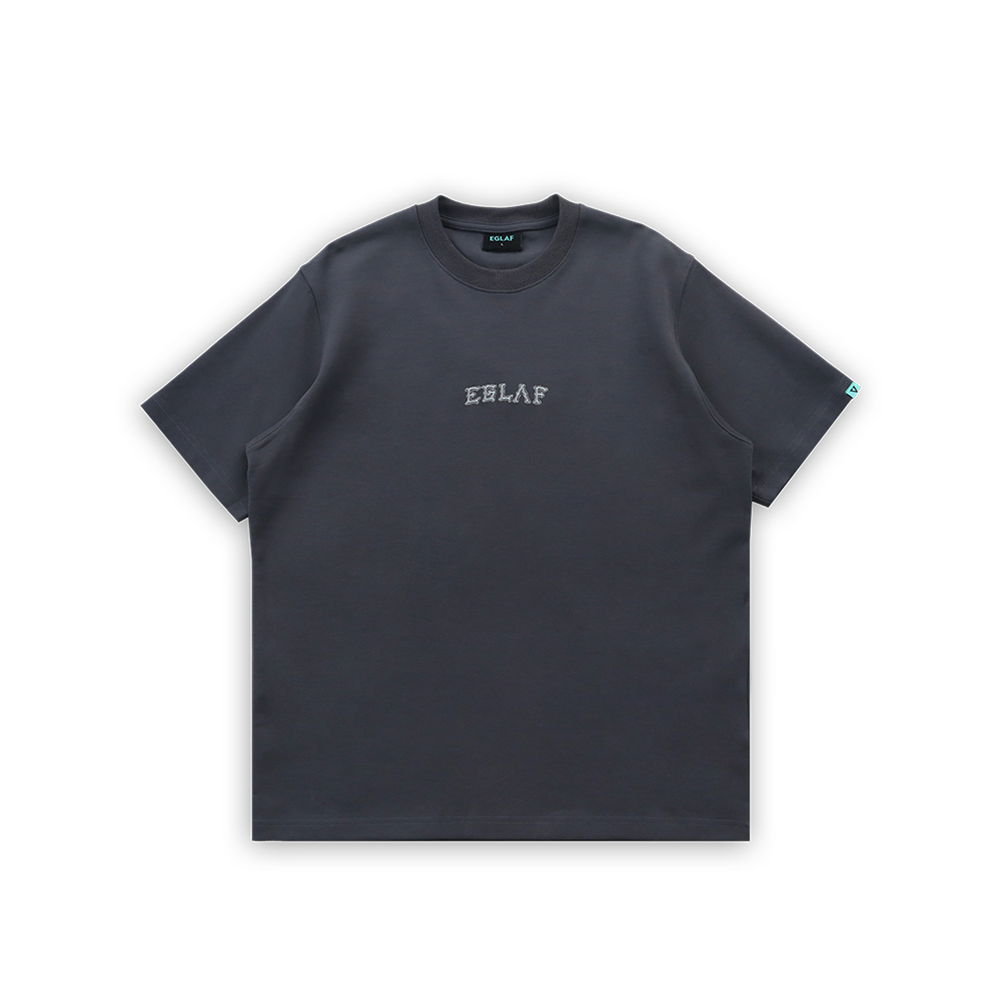 EGLAF Sculpta Triangle Emblem Tee Dark Grey (SS25)