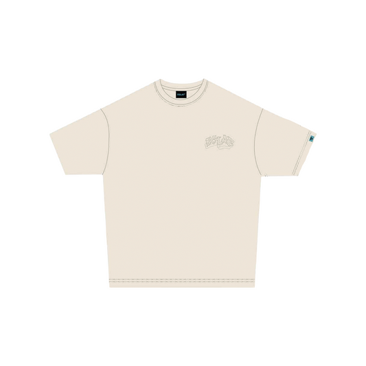 EGLAF Sculpta Triangle Logo Tee Cream White (SS25)