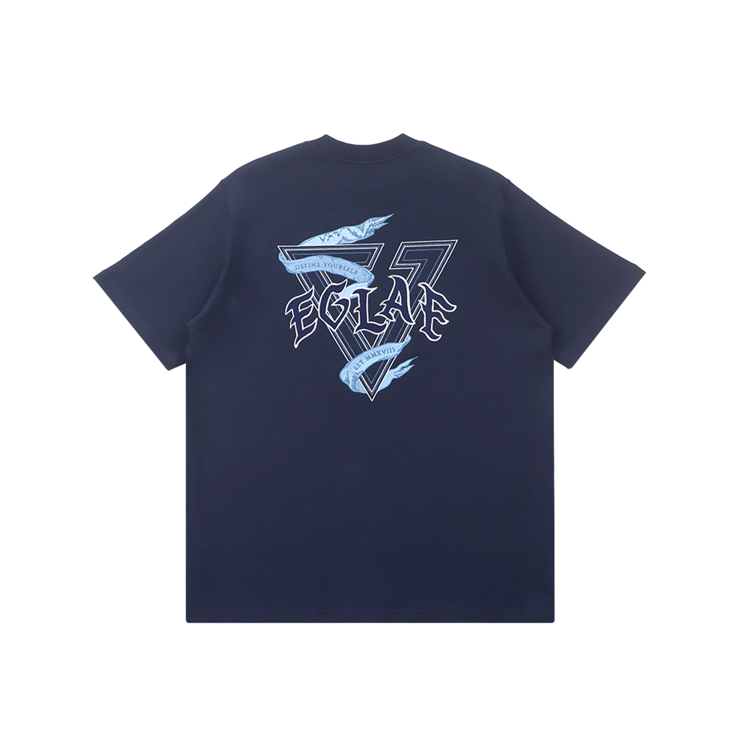 EGLAF Sculpta Triangle Logo Tee Navy Blue (SS25)