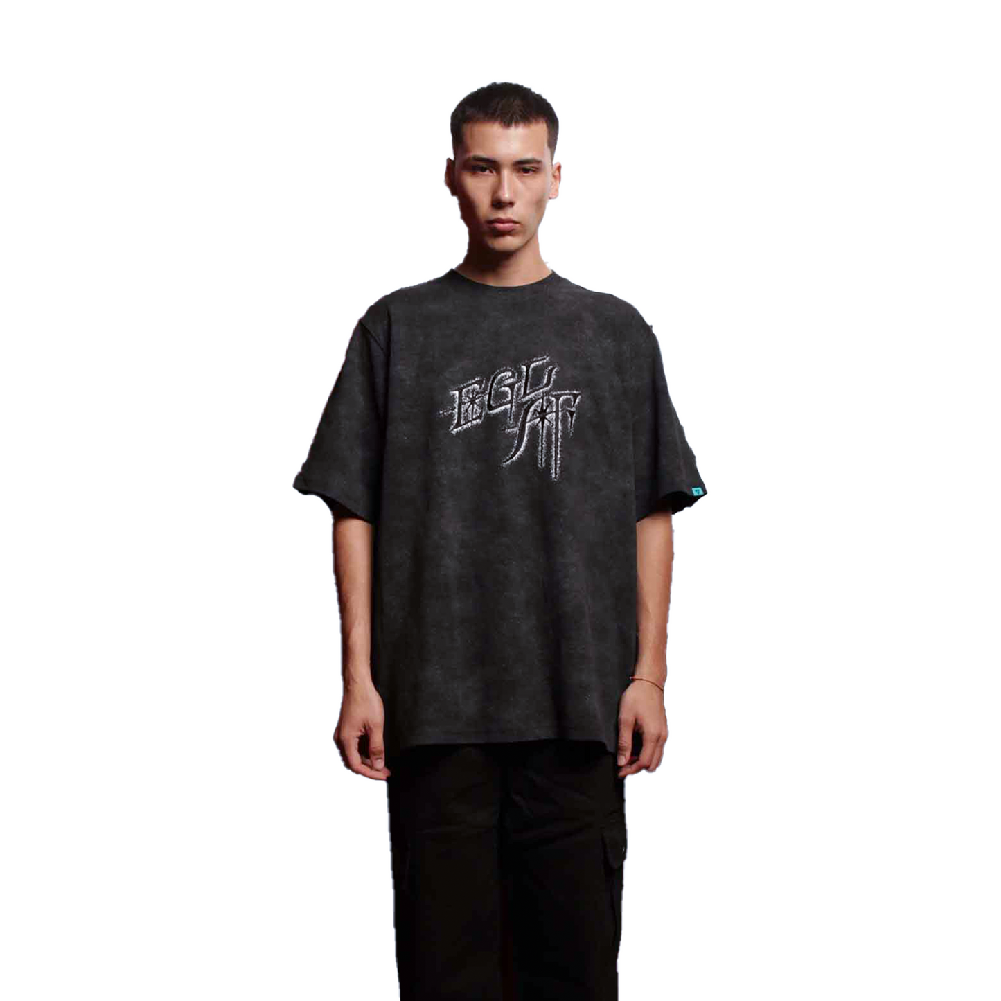 EGLAF Stardust Eglaf Logo Oversized Tee Black (FW24)