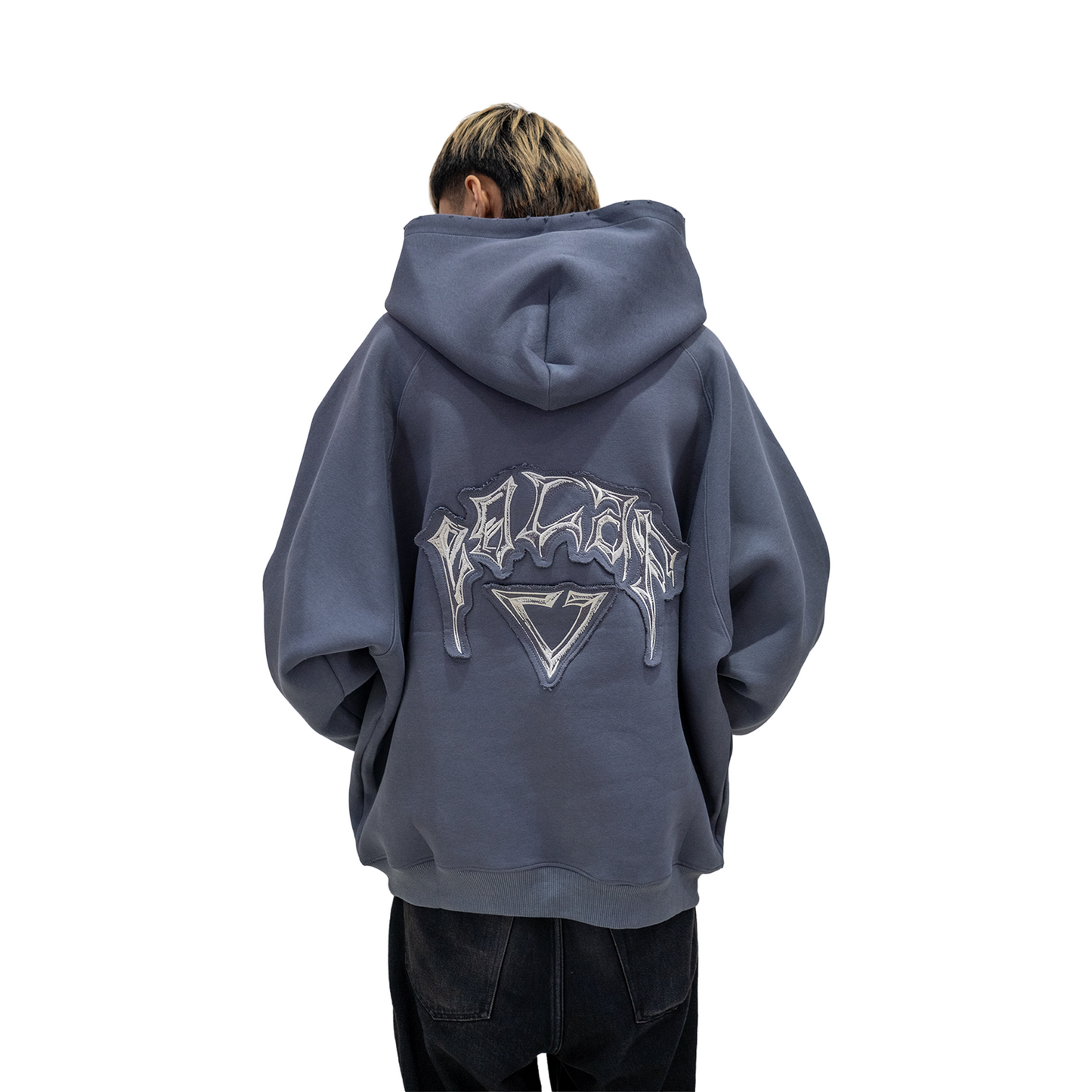 EGLAF RC Fabric Stitch Hoodie Stone Blue (SS24)