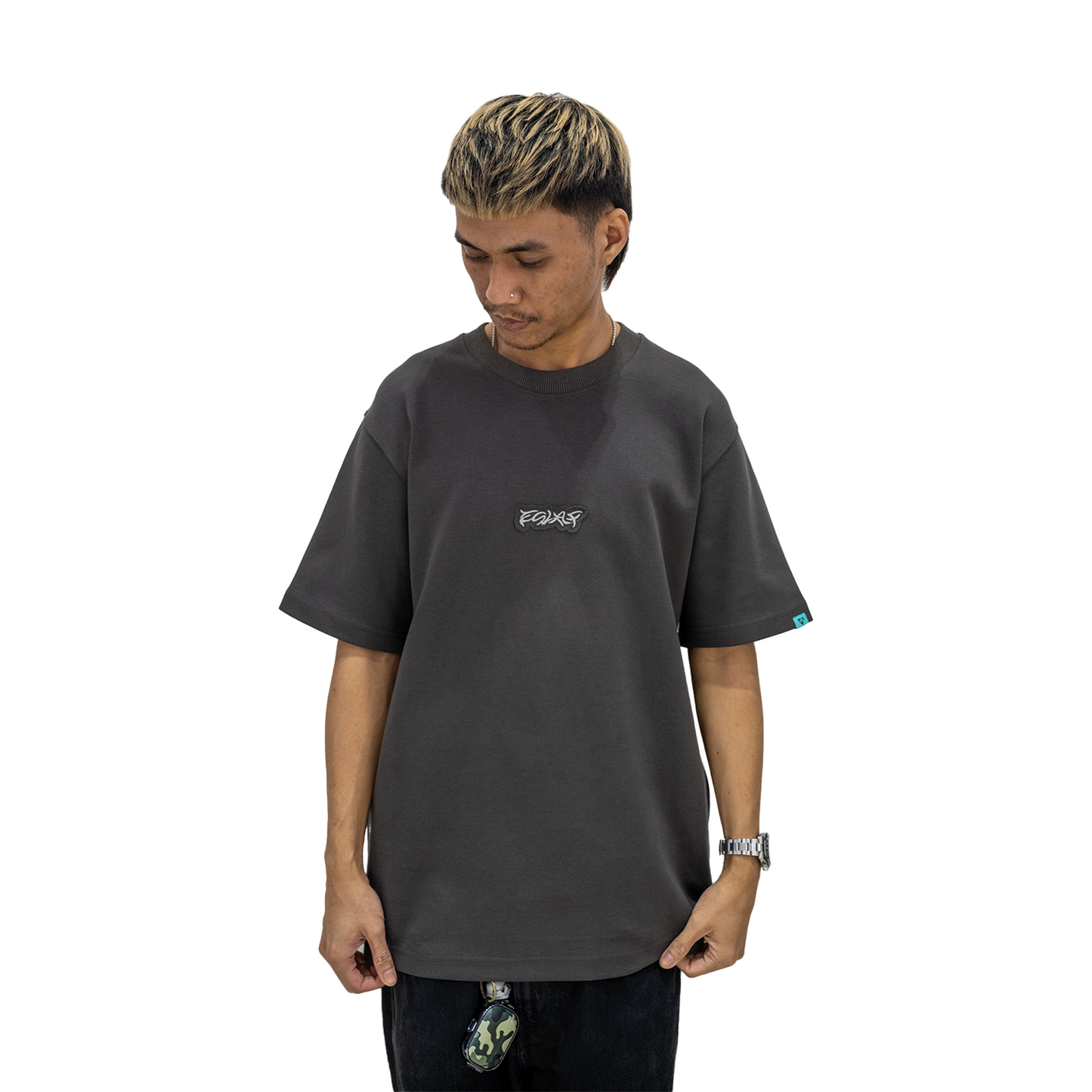 EGLAF RC Fabric Stitch Tee Black (SS24)