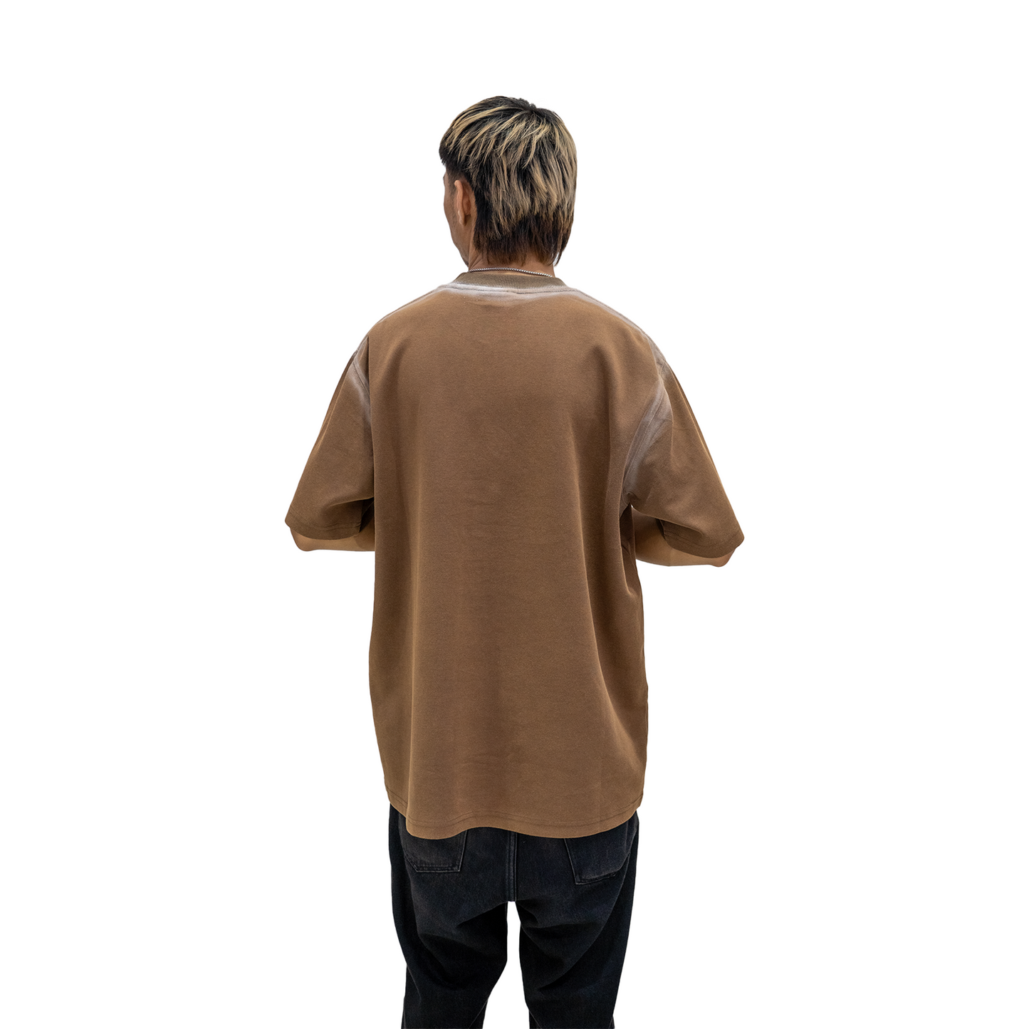 EGLAF RC Stoned Washed Tee Brown (SS24)