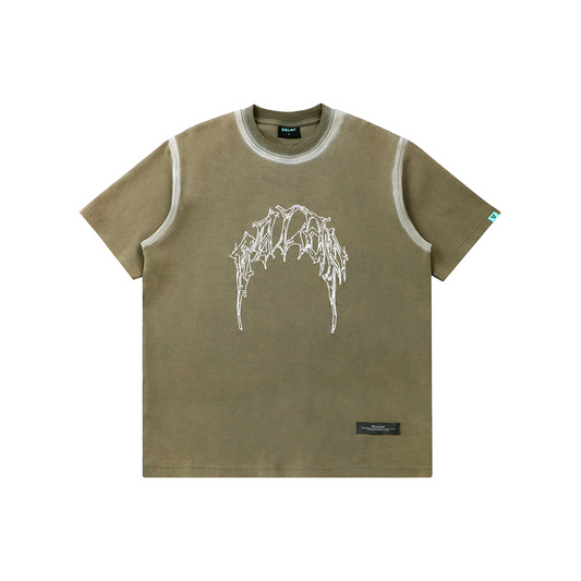 EGLAF RC Stoned Washed Tee Khaki (SS24)