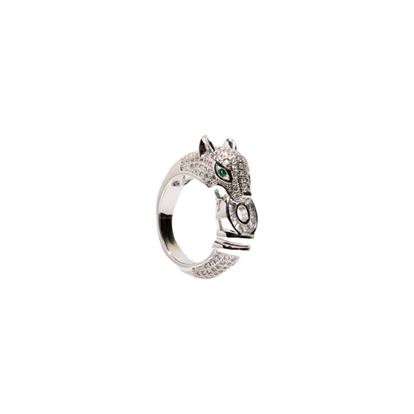 EK Collection Panther Ring Silver