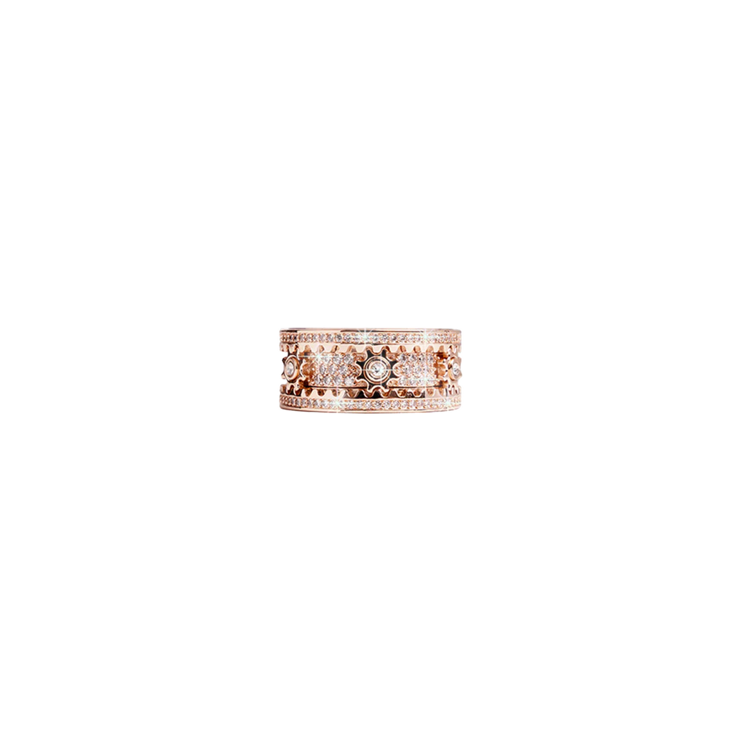 EK Collection Iced Out Works The Wonder Ring Rose Gold (SS25)