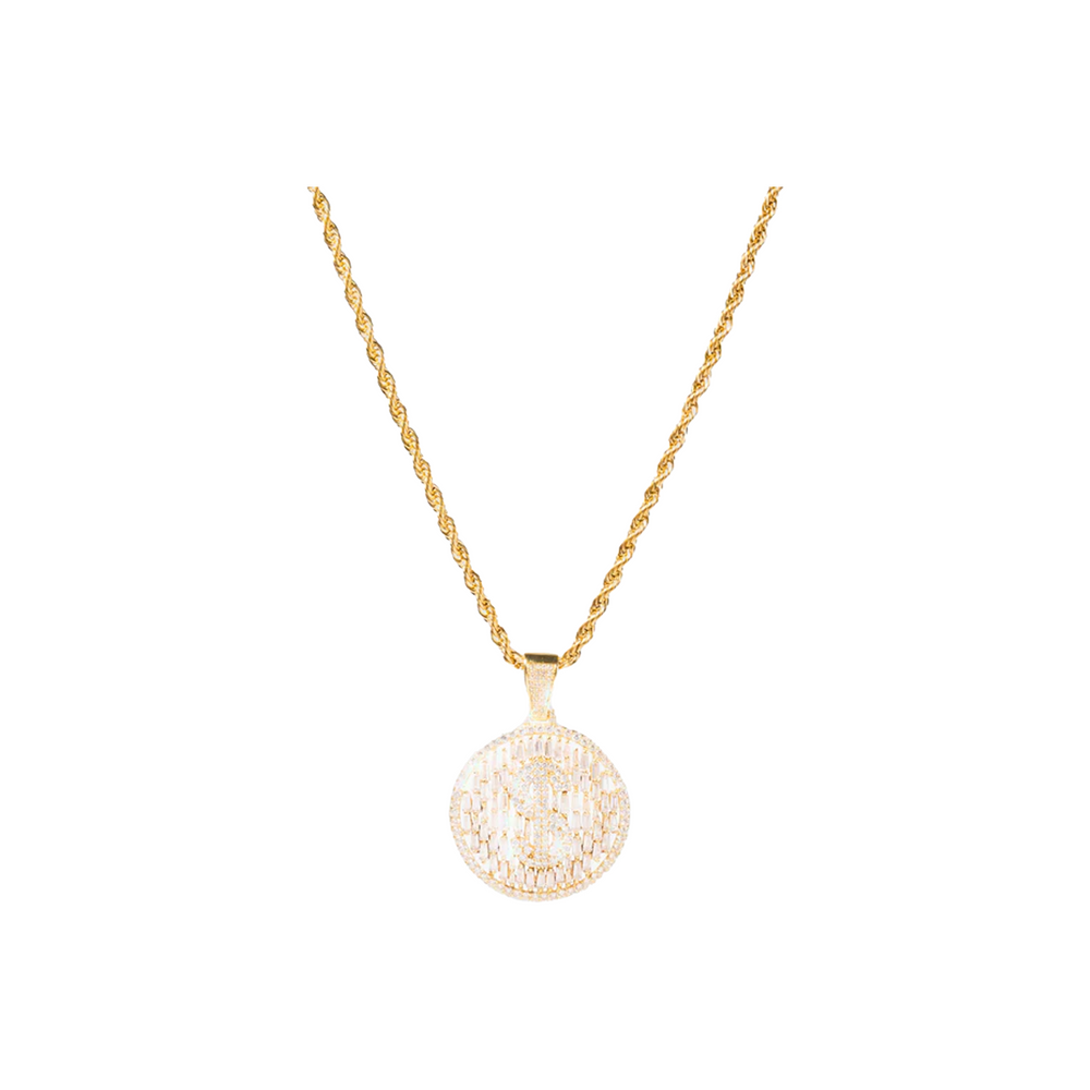 EK Collection Dollar Sign Necklace Gold (SS25)