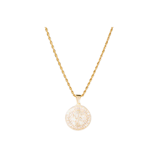 EK Collection Dollar Sign Necklace Gold (SS25)