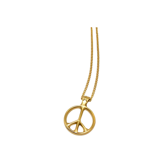 EK Collection Peace Necklace Gold (SS25)