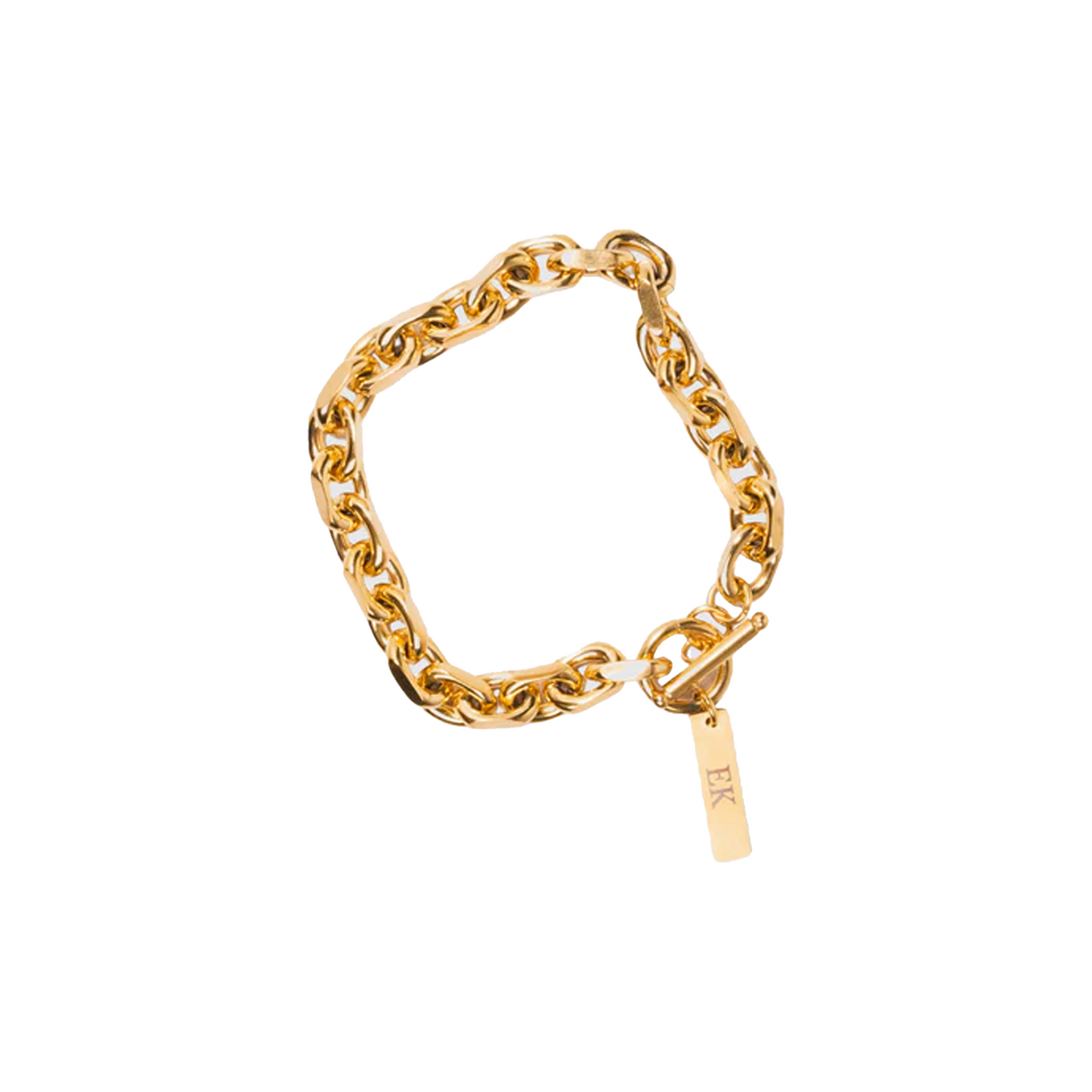 EK Collection T Link Bracelet Gold (SS25)